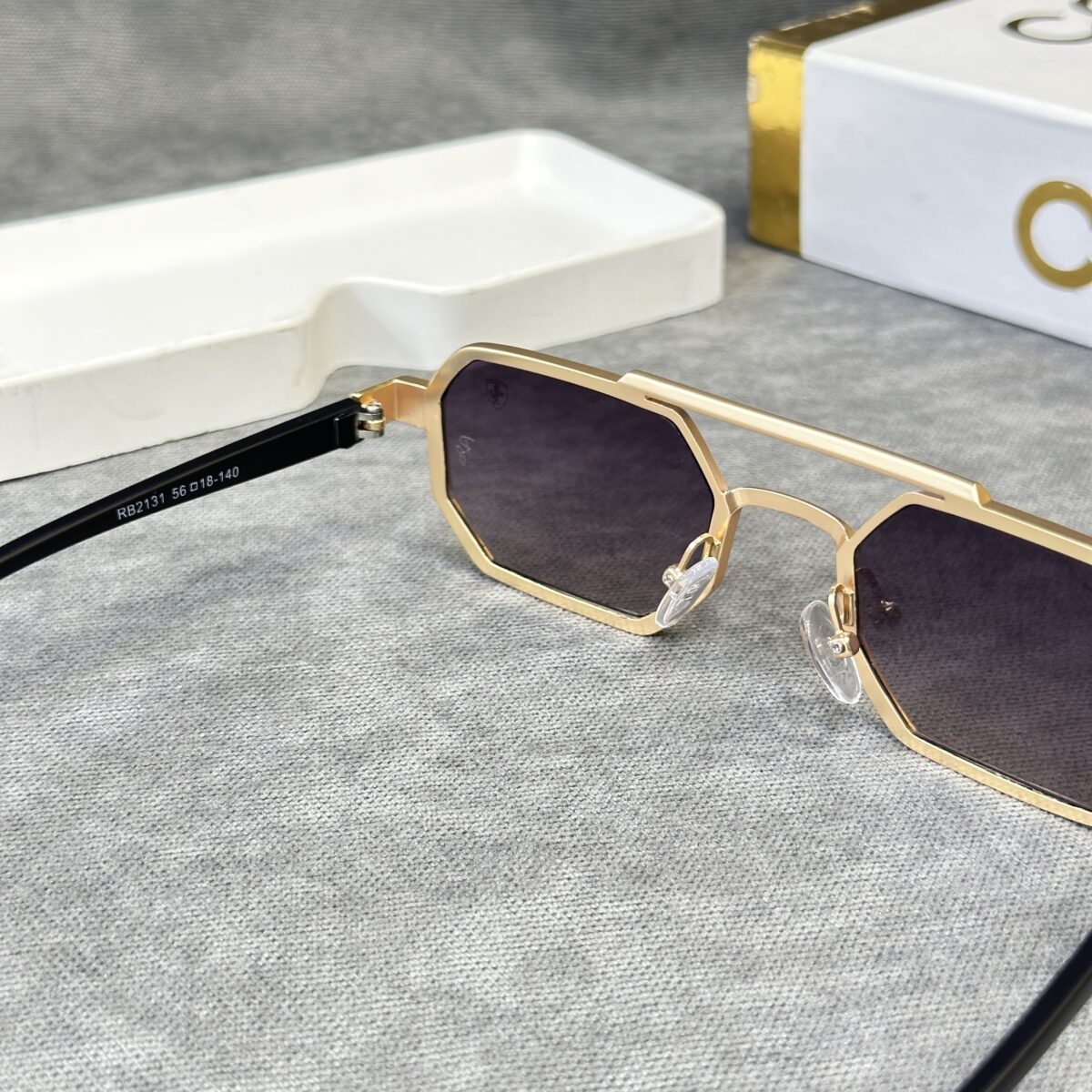 RayBan Gold Siyah Cam İthal Güneş Gözlüğü RB2131 - Görsel 3
