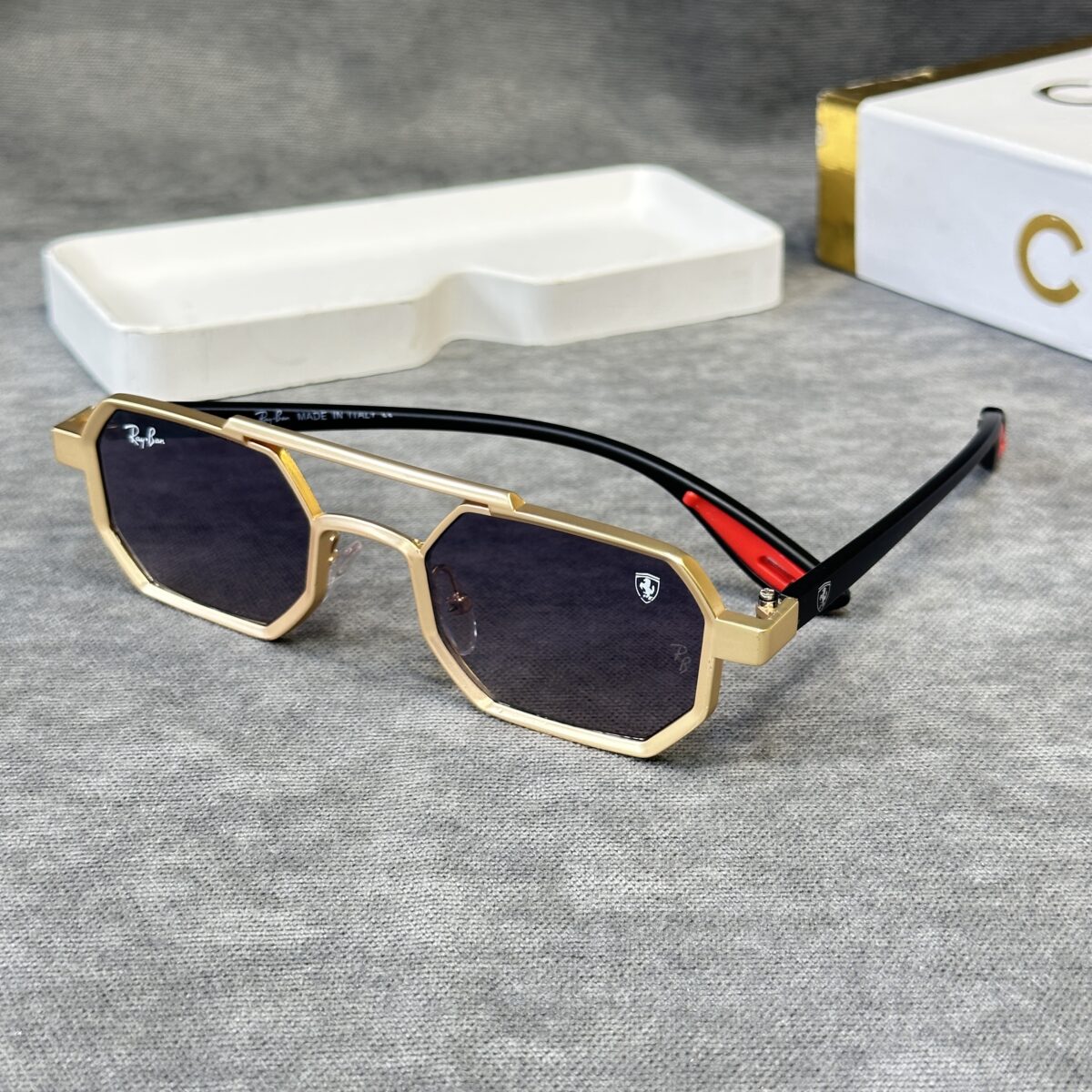 RayBan Gold Siyah Cam İthal Güneş Gözlüğü RB2131 - Görsel 2