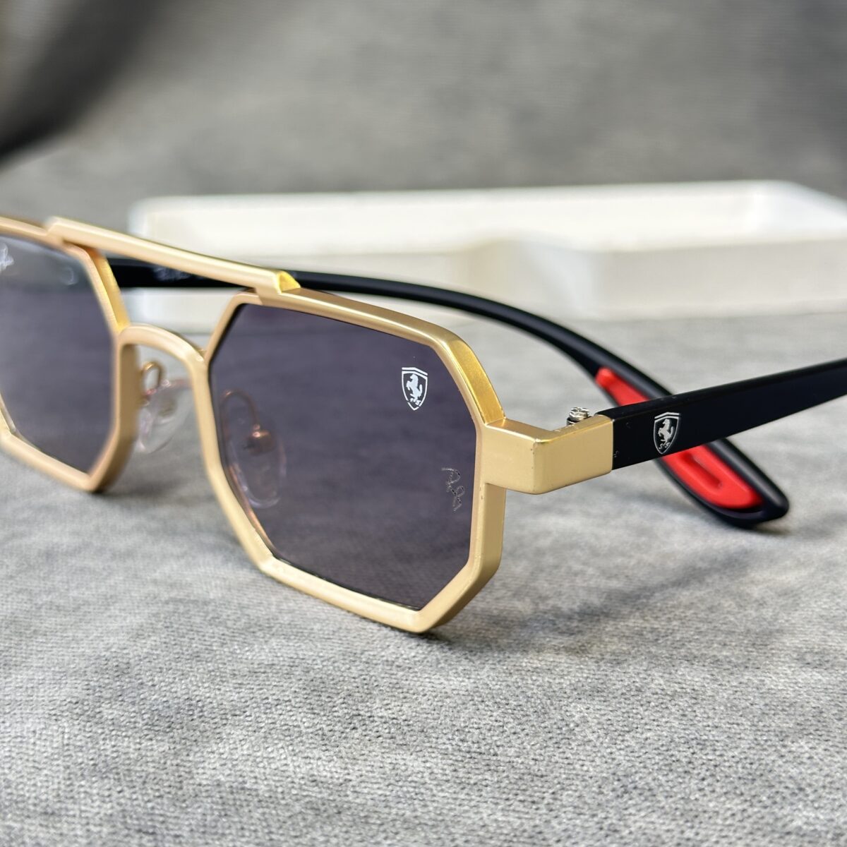RayBan Gold Siyah Cam İthal Güneş Gözlüğü RB2131 - Görsel 4