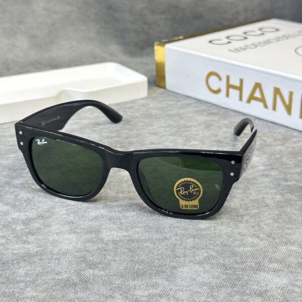 RayBan Siyah Yeşil Cam İthal Güneş Gözlüğü RB0840