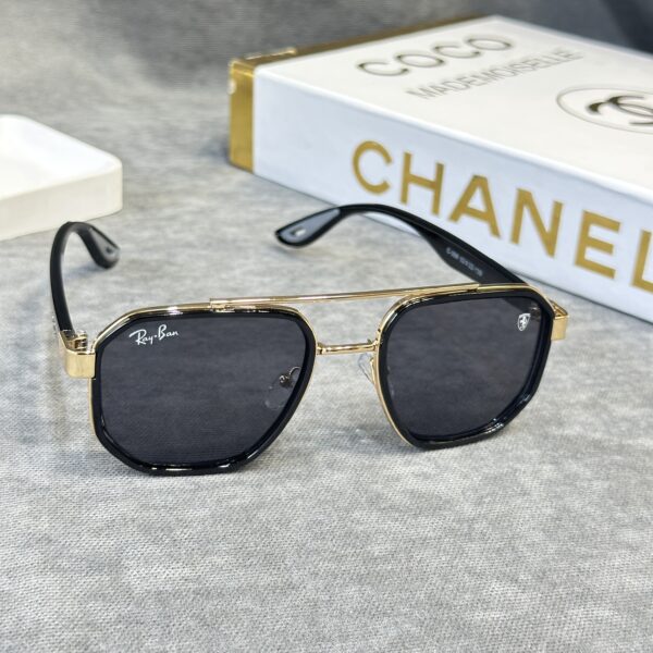 RayBan Gold Siyah Cam İthal Güneş Gözlüğü C-306