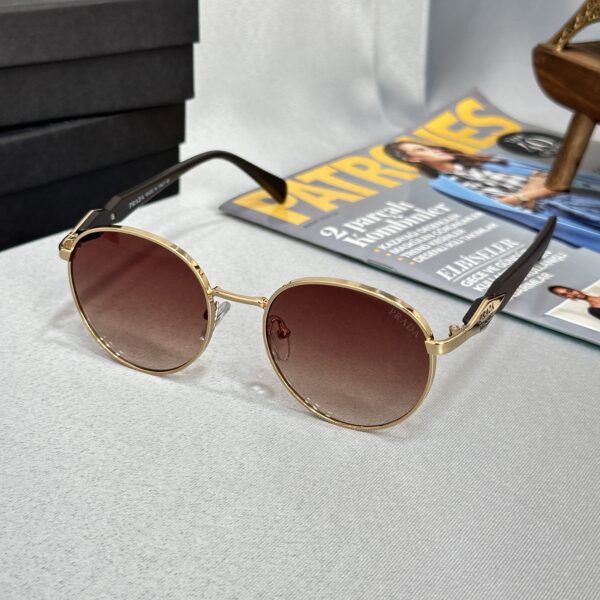 Prada Milano İthal Gold Kahve Güneş Gözlügü C-318
