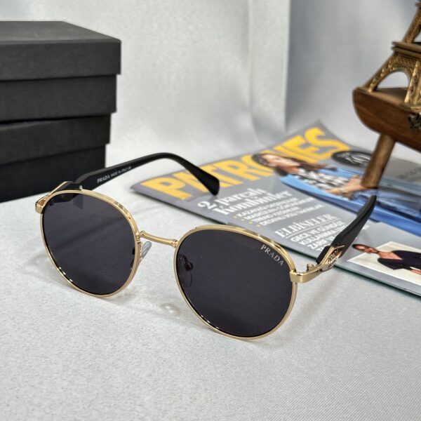 Prada Milano İthal Gold Siyah Güneş Gözlügü C-318